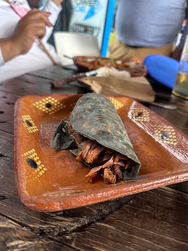 Detalle de carne suave de barbacoa